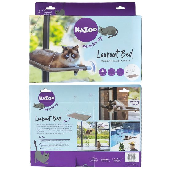 (image for) Kazoo The Lookout Window Cat Bed - Click Image to Close