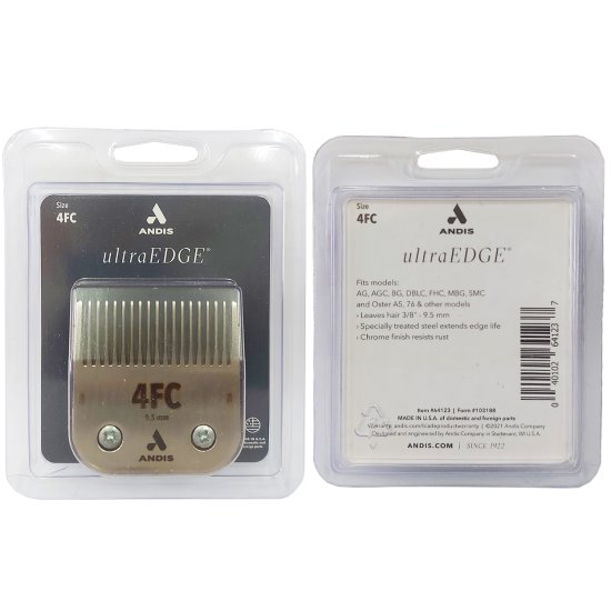 (image for) Andis Blade AGC/MBG #4FC Leaves Hair 9.5mm - Click Image to Close