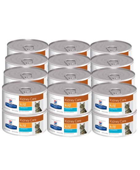 (image for) Hills PD Feline Wet 24x156g k/d Pate w/Tuna 2698 - Click Image to Close