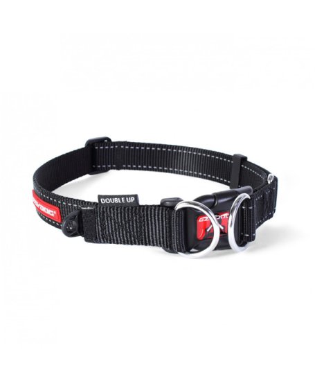 (image for) Ezydog Collar Double Up M Black - Click Image to Close
