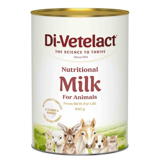 (image for) Di-Vetelact 850g Can Low lactose Animal Supplement - Click Image to Close