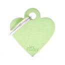 (image for) MYF Tag Basic Heart Lime Small