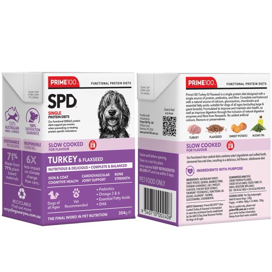 (image for) Prime100 Slow Cooked SPD 354g Turkey - Click Image to Close