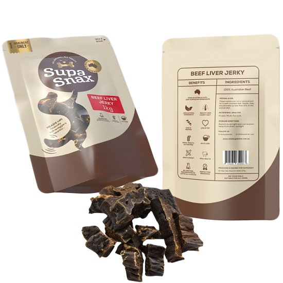 (image for) Snax Beef Chunky Liver 1kg - Click Image to Close