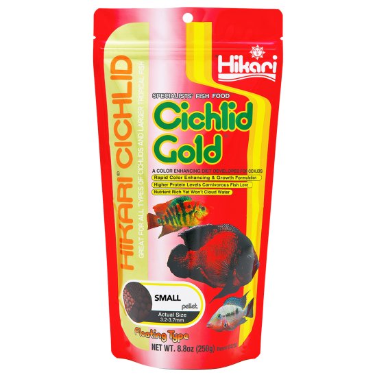 (image for) Hikari Cichlid Gold Mini 250g - Click Image to Close