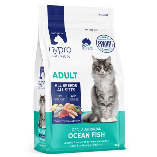 (image for) Hypro Premium GF Cat Adult Ocean Fish 9kg - Click Image to Close