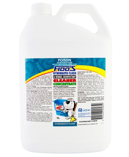 (image for) Fidos Hydrobath Flush & Kennel Cleaner 5L - Click Image to Close