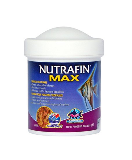 (image for) Nutrafin Max Tropical Fish Flakes 38gm - Click Image to Close