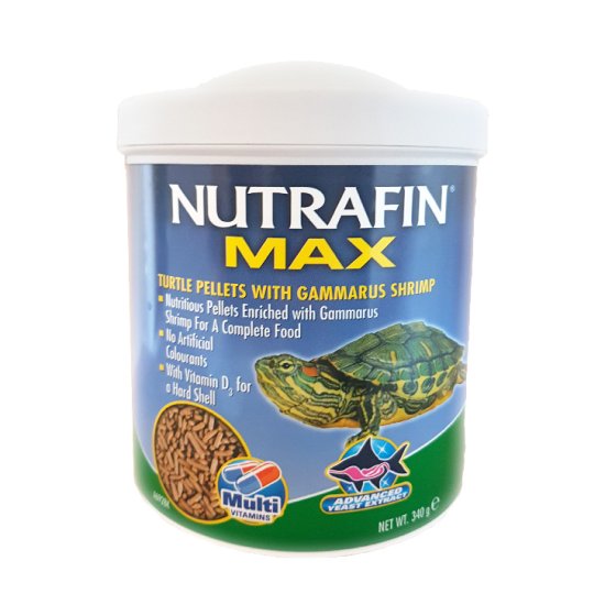 (image for) Nutrafin Max Turtle Pellets with Gammarus Shrimp 340gm - Click Image to Close