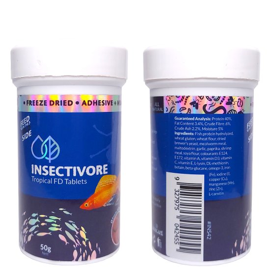 (image for) Insectivore Tropical Tablets 50g - Click Image to Close
