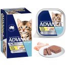 (image for) Advance Cat Wet Multipack 7x85g Kitten Chicken Delight