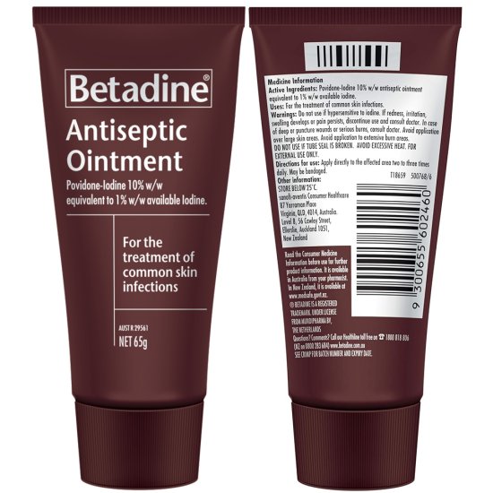 (image for) Betadine Antiseptic ointment 65g - Click Image to Close