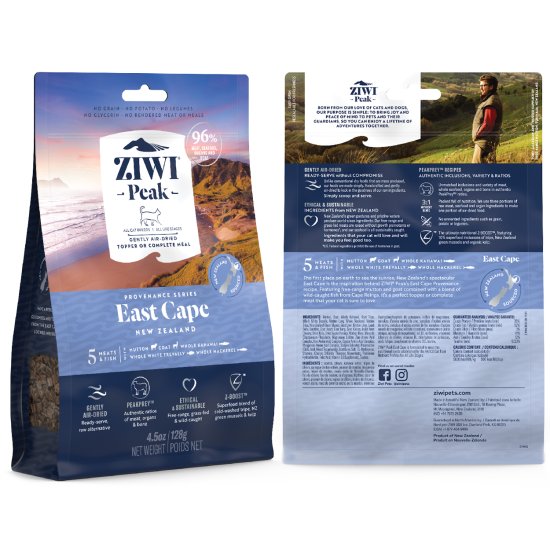 (image for) Ziwi Peak Cat Food Air Dried 128g East Cape - Click Image to Close
