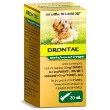(image for) Drontal Worming Suspension 30ml Dogs and Puppies