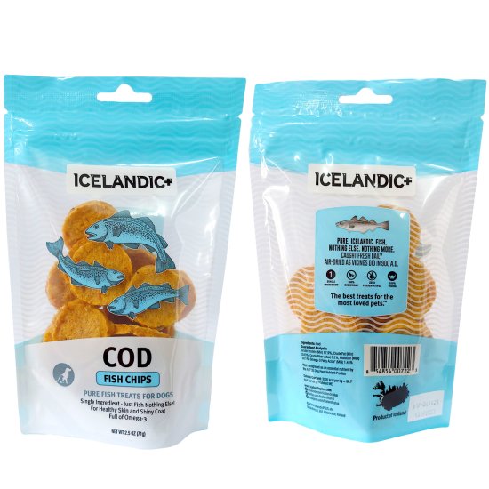 (image for) Icelandic+ Dog Cod Fish Chips 70g - Click Image to Close