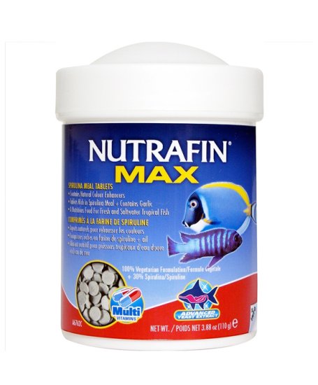 (image for) Nutrafin Max Sinking Spirulina Tablets 55gm - Click Image to Close