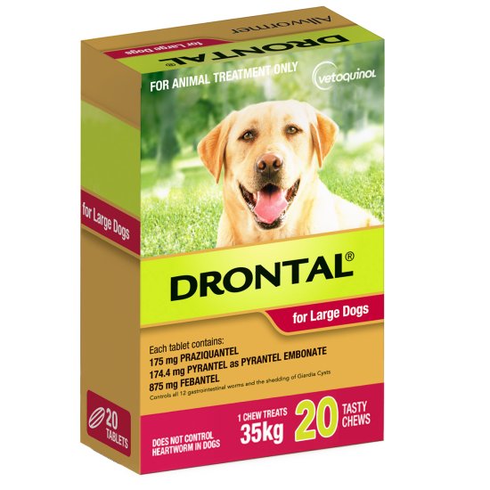 Drontal chews outlet