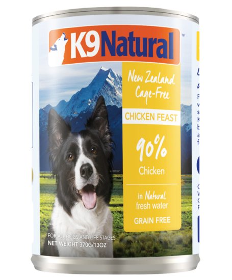 (image for) K9 Dog Wet 370g Chicken Feast - Click Image to Close