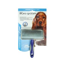 (image for) Euro Groom Flat Slicker Brush Soft Pin Large