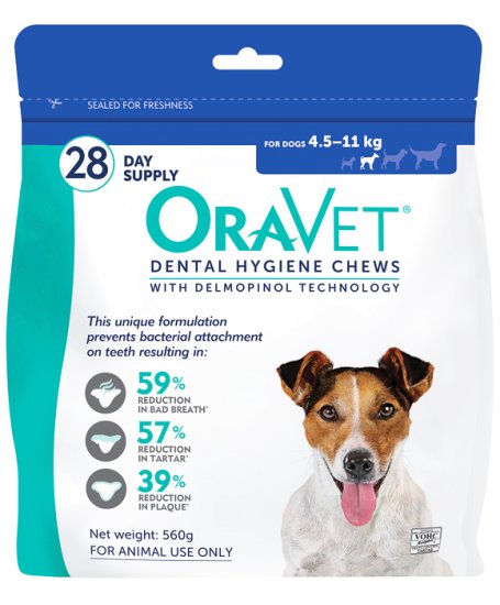 (image for) Oravet Dental Chews Small 28Pack for Dogs 4.5-11kg - Click Image to Close