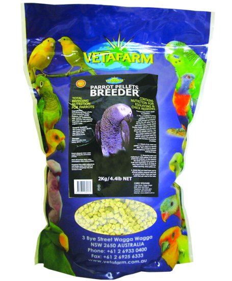 (image for) Vetafarm Parrot Breeder Pellets 2kg - Click Image to Close