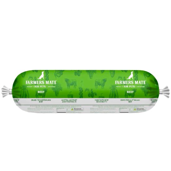 (image for) Farmers Mate Dog Roll Beef 1kg - Click Image to Close