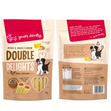 (image for) Yours Droolly Double Delights 150g Chicken Potato Cheese