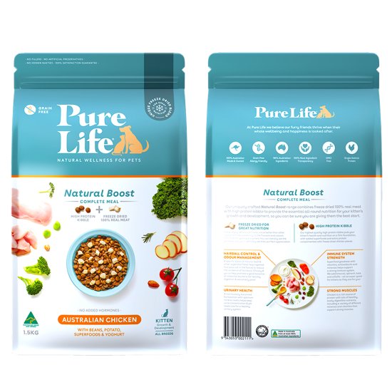 (image for) PureLife for Cats 1.5kg Kitten Chicken - Click Image to Close