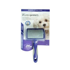 (image for) Euro Groom Flat Slicker Brush Soft Pin Medium