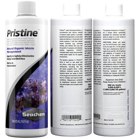 (image for) Seachem Pristine 500ml - Click Image to Close