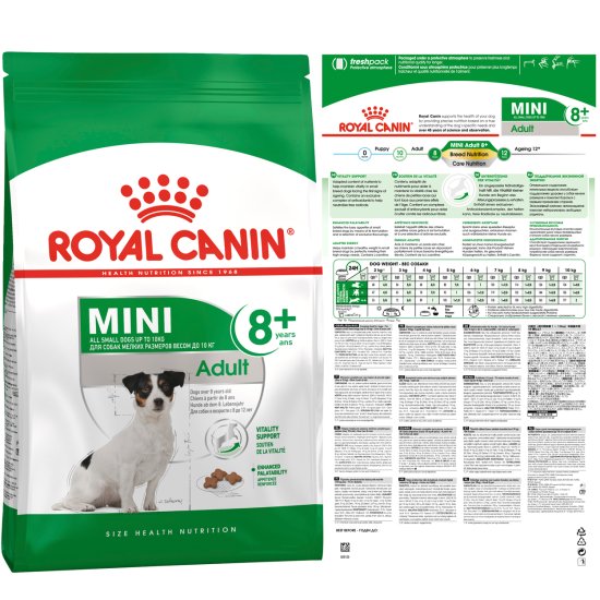 (image for) Royal Canin Dog Mini Adult 8+ 2kg - Click Image to Close