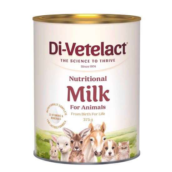 (image for) Di-Vetelact 375g Can Low lactose Animal Supplement - Click Image to Close