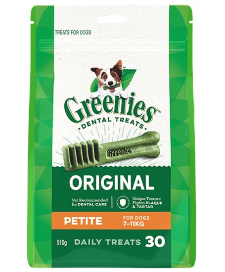 (image for) Greenies Dog Petite Original 510g 30pk - Click Image to Close