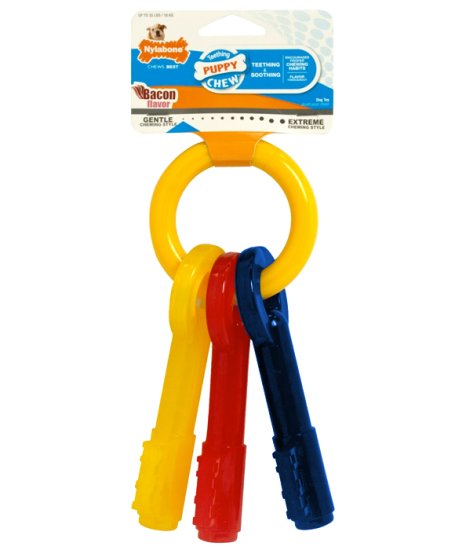 (image for) Nylabone Puppychew Keys Medium Upto 16kg - Click Image to Close