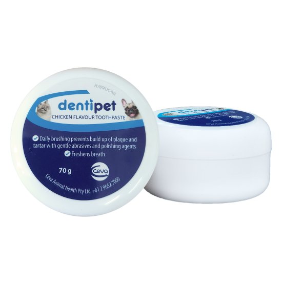 (image for) Ceva Dentipet Toothpaste 70g Chicken Flavoured - Click Image to Close