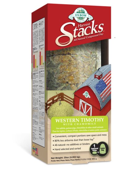 (image for) Oxbow Harvest Stacks Western Timothy With Chamomile 992g - Click Image to Close