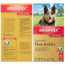 (image for) Advantix Dog 10-25Kg Large Red 6Pack