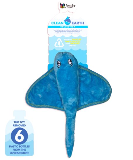 (image for) Spunky Pup Clean Earth Collection Stingray Large - Click Image to Close