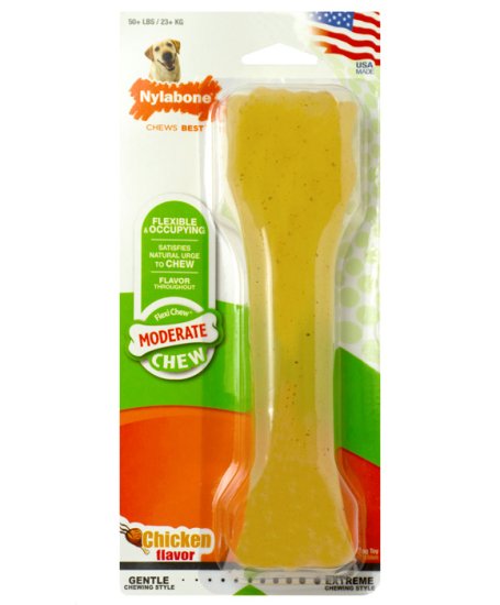 (image for) Nylabone Moderatechew Flexi Bone Giant 23+kg - Click Image to Close