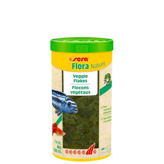 (image for) Sera Flora Veggie Flakes 60g - Click Image to Close