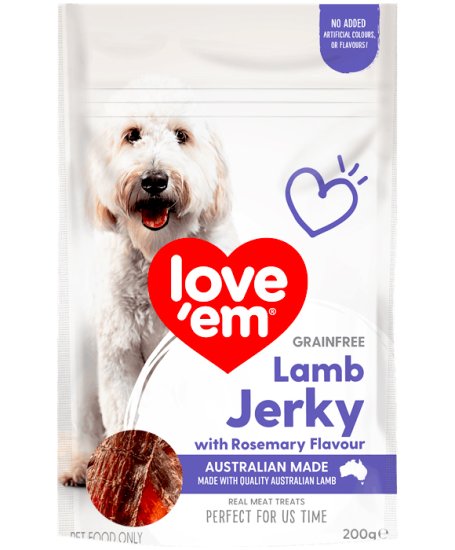 (image for) Love Em Jerky 200g Lamb - Click Image to Close