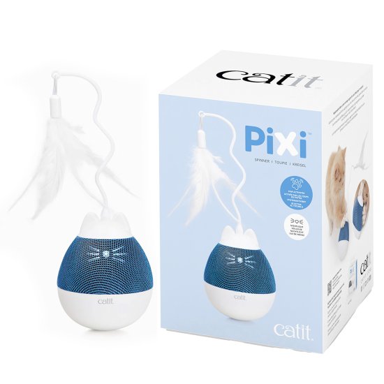 (image for) Catit Pixi Spinner Blue - Click Image to Close