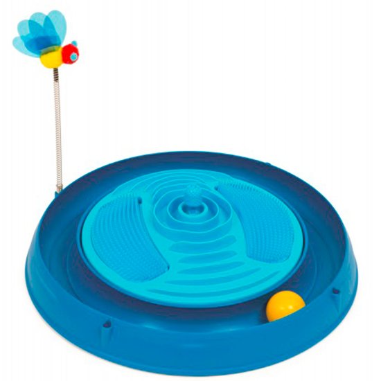 (image for) Catit Cat Play 3in1 Circuit Ball Toy w/Catnip Massager #43001 - Click Image to Close