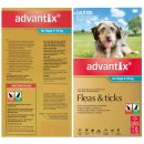 (image for) Advantix Dog 4-10Kg Medium Blue 6Pack