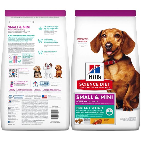 (image for) Hills SD Canine Adult Perfect Weight Small Mini 5.67kg - Click Image to Close