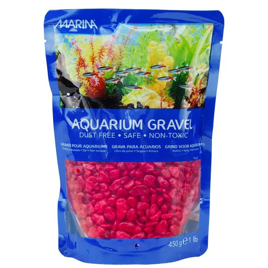 (image for) Marina Gravel 450g Red - Click Image to Close