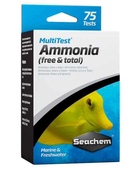 (image for) Seachem MultiTest Ammonia 75 tests - Click Image to Close
