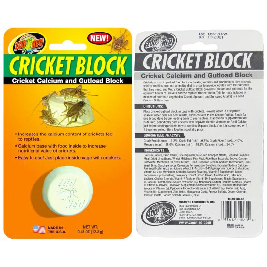 (image for) Zoo Med Cricket Block - Click Image to Close