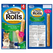 (image for) INABA Cat Churu Rolls 4Pack 40g Chicken Tuna