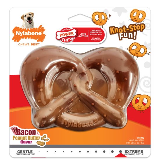 (image for) NB Powerchew Bacon Peanut Ginat Pretzel - Click Image to Close